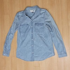 OLD NAVY denim button up shirt
